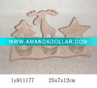 Wholesale wood christmas decoration, wood christmas craft, wood xmas hang, xmas ornament, christmas candle holder, seasonal decoration