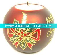 Wholesale Glass Candle Holder Ornament