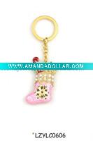 Wholesale promotional christmas gift metal key tag