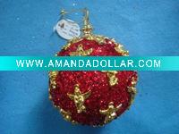 Wholesale American style christmas angel ball ornament