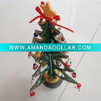 Wholesale Supermarket Best-Selling Wood Christmas Tree decoration- 3D - Christmas ornament