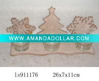Wholesale wood christmas decoration, wood christmas craft, wood xmas hang, xmas ornament, christmas candle holder, seasonal decoration