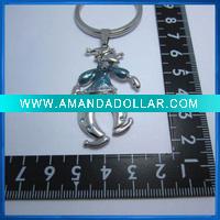 Wholesale Rhinestone Person Keychain,Key Chain