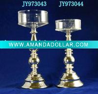 Wholesale candle holders gold JY973043-044