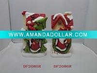 Wholesale ceramic house ornament for christmas