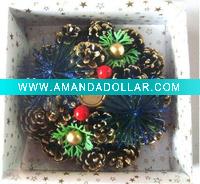 Wholesale carft candle holder, christmas decorative