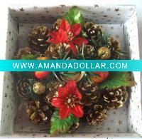 decorative candle holder, christmas gift