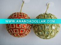 Wholesale shining USA style christmas ball decoration