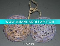 Wholesale Christmas Ornament Wicker Ball