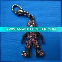 Wholesale Stylised Rehinstone Person Charm