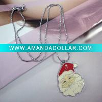 Wholesale 2010 new style alloy charm Christmas necklace alibaba express