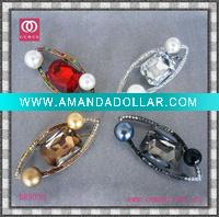 Wholesale New Jewelry For Christmas Gift Pearl & Fabulous Glass Brooch