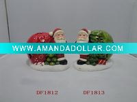 Wholesale colorful ceramic xmas candleholder