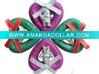 Christmas decoration with heart style