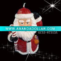 Wholesale Chriatmas santa candle for christmas ornament