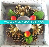 gift candle holder, christmas gift