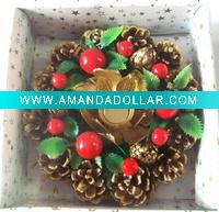 Wholesale christmas candle holder, christmas gift