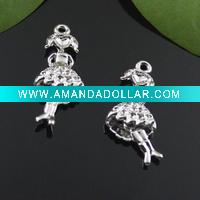 Wholesale fashion girl charms, fashion children jewelry