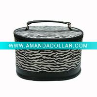 Wholesale Personalized Dapple Satin/PVC Makeup Bags BP487