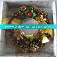 Wholesale decorative candle holder, christmas decoration