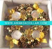 candle stand, christmas ornament
