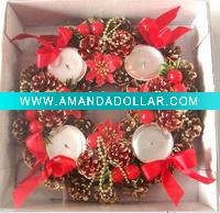 candle stand, christmas ornament