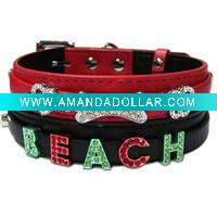 Wholesale Rhinestone pet collar