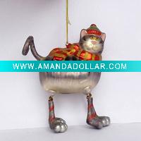 Wholesale Christmas Ornament Cat Hanging Ornament