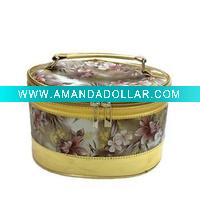 Wholesale Flower Pattern Promotion PVC Cosmetic Bags/Makeup Bags BP511