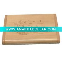 Wholesale Wooden Mirror with Comb