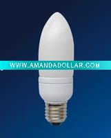 Wholesale Dimmable compact fluorescent light bulbs-Candle 20W