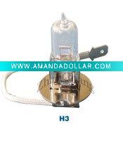 H3 clear auto halogen bulb