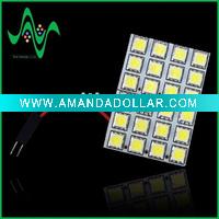 Super bright 3 chips led auto bulb pcb-24smd-5050