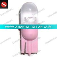 Wholesale super bright pink T10 1smd led bulb