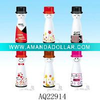 Plastic miniature bulb lamp w/money box