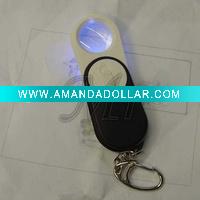 Wholesale led flashing keychain light for promotion gifts