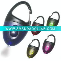 Wholesale ABS fish shape led light keychain for gift