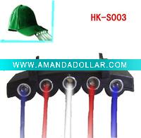 Wholesale 5 LED cap light(all white led)
