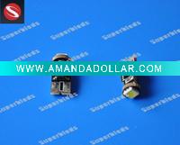 Wholesale 12VDC Black PCB Auto Lamp LED can-bus High Power 5050-three chip 1pcs SMD T10\W5W\BA9s LED No Error auto LED car daytime light