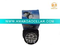 led flashlight & Double-light source headlamp with rechargeable batteries