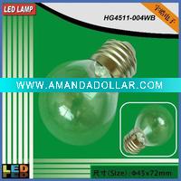 Wholesale G45 0.2w 220v led decorative lighting bulb,glass cover,CE,RoHS certificated