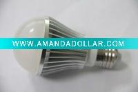 E27 7W high power LED light bulb