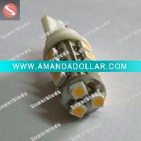 Wholesale T10 3528 series 15smd super bright red led car light bulb