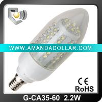2.2W LED Candle Bulb Light