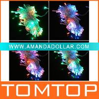 Colorful RGB 100 LED Bulb 10m LED String Light 8 Modes