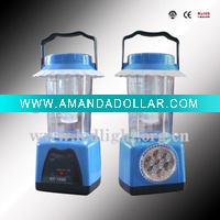 Wholesale camping lantan 18super white led bulbs and 1pc color