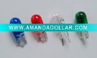 Wholesale Auto Halogen Mini Bulb T10 colorful