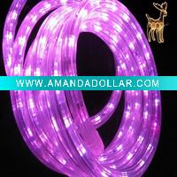 Wholesale led round 2 wire led rope light , christmas lighting , decorative lighting