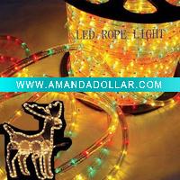Wholesale led round 2 wire led rope light , christmas lighting , decorative lighting