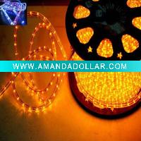 Wholesale led round 2 wire led rope light , christmas lighting , decorative lighting